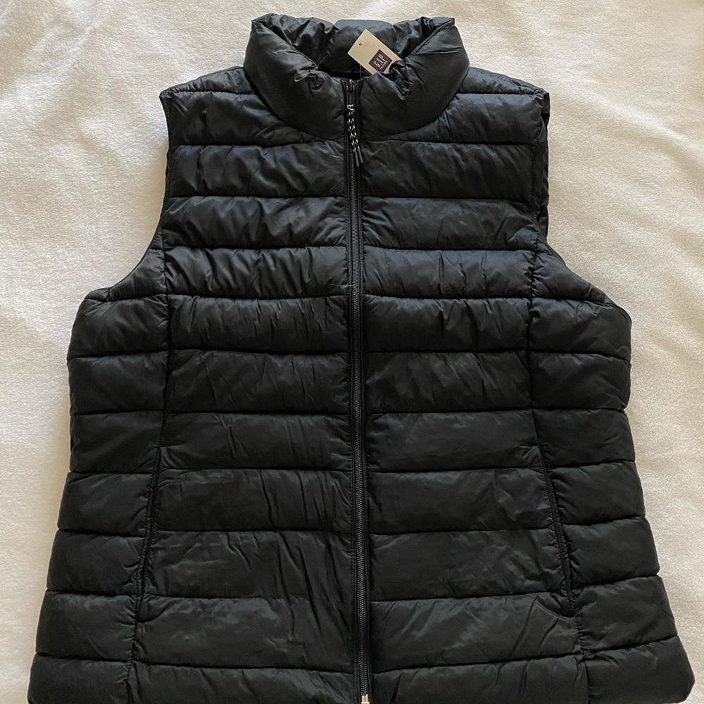 Black Down Vest